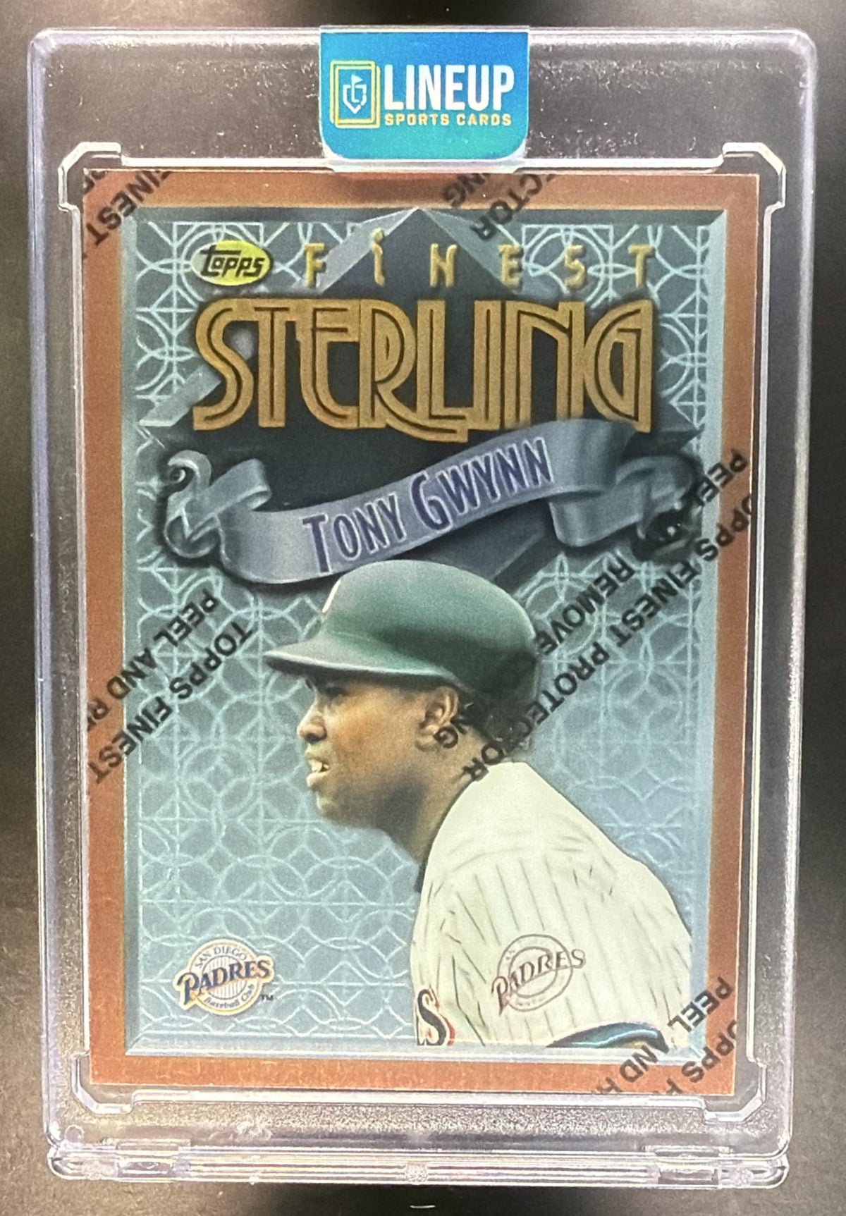 1996 Topps Finest Sterling Tony Gwynn #61 Padres