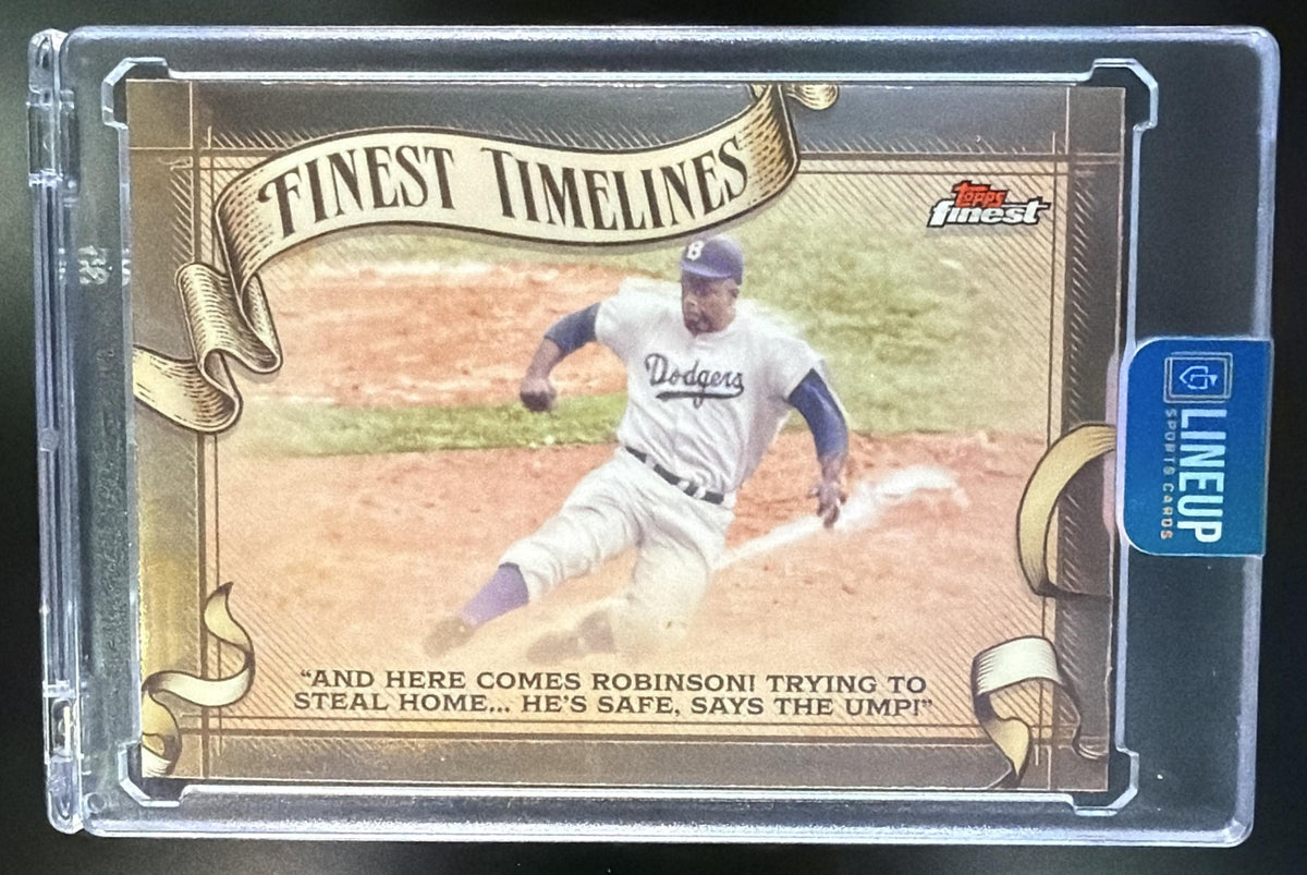 2025 Topps Finest Jackie Robinson #FT-18 Timelines Dodgers
