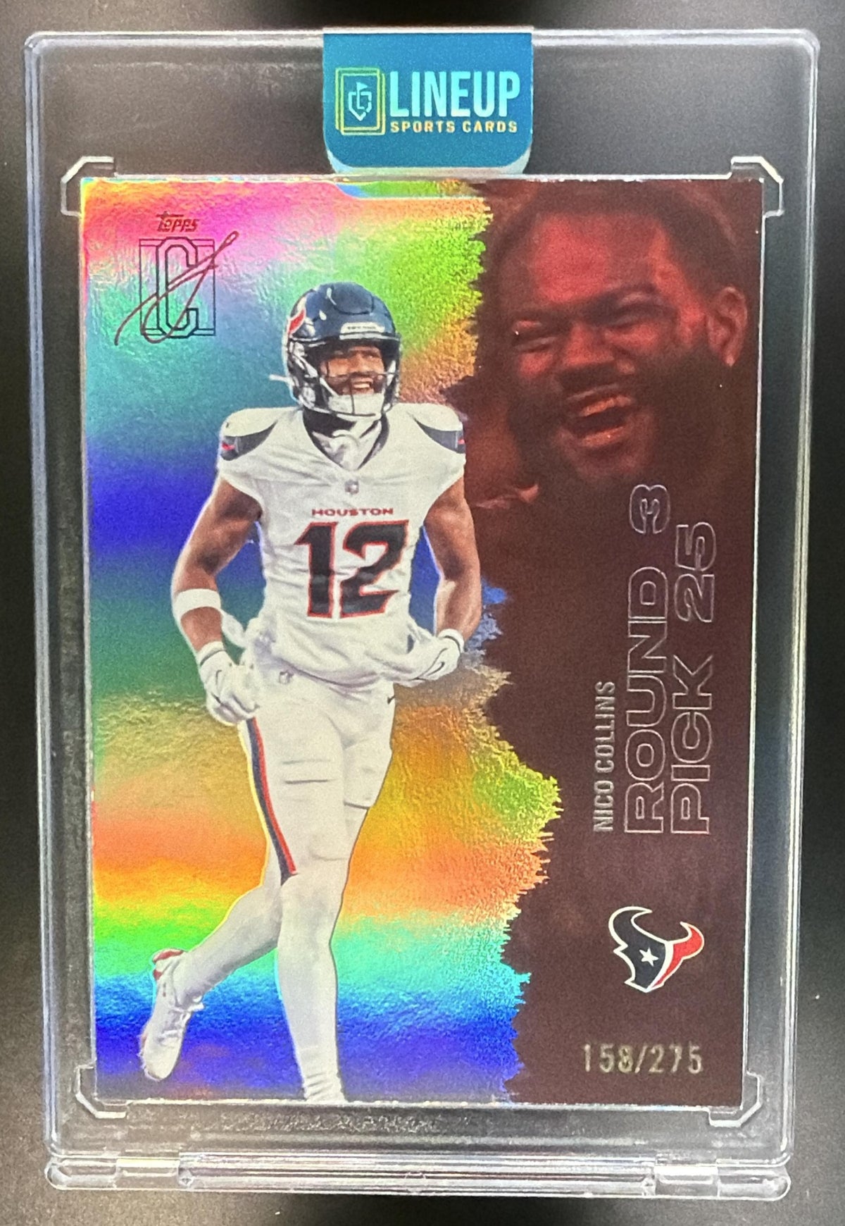2025 Topps Signature Class Nico Collins #76 Veteran Silver Foil 158/275 Texans