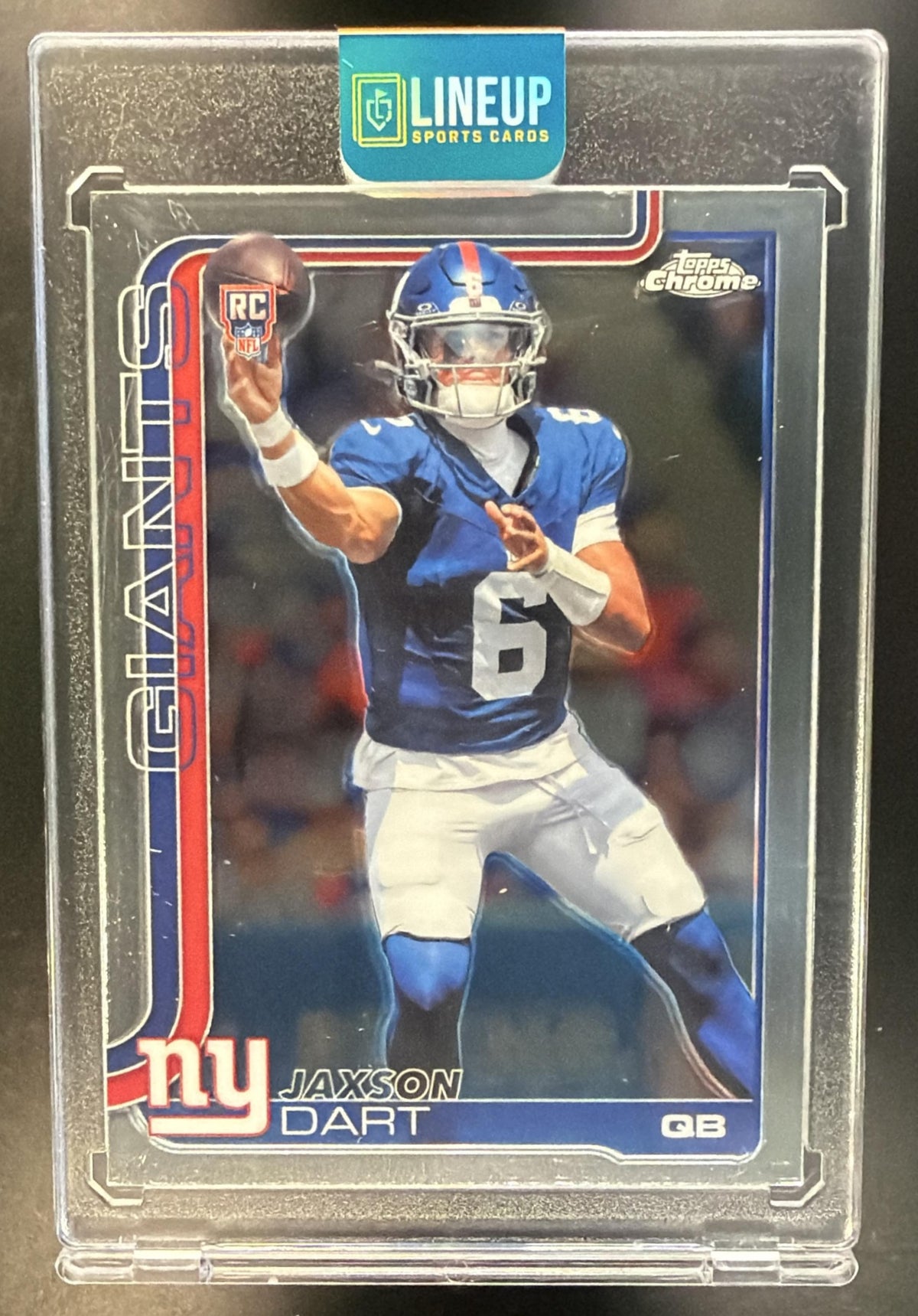 2025 Topps Chrome Jaxson Dart #306 Rookie RC Giants