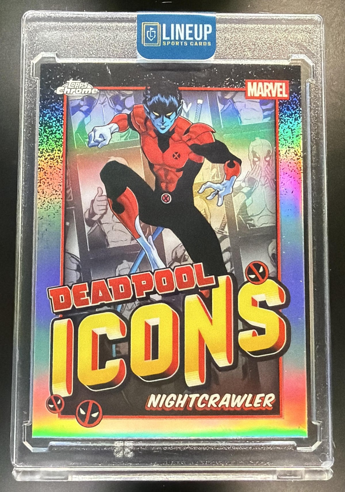 2025 Topps Chrome Deadpool Nightcrawler #DI-06 Icons
