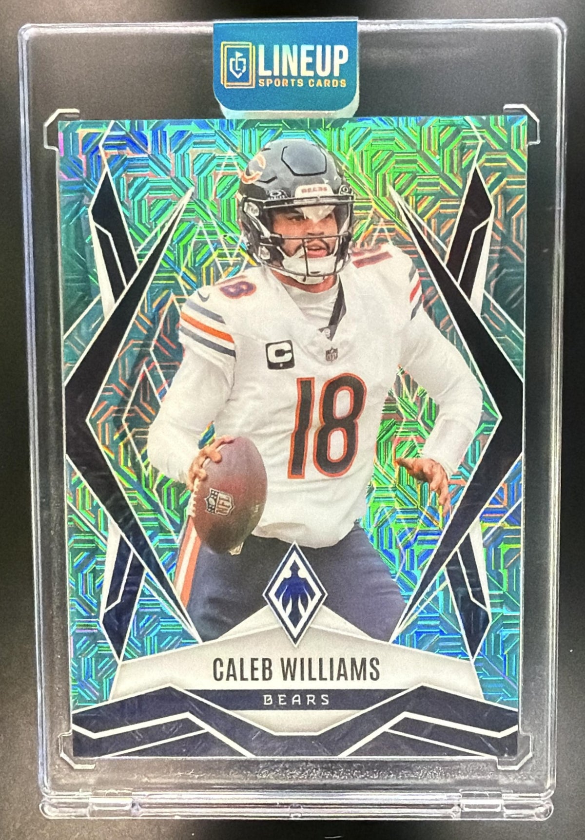 2025 Panini Phoenix Caleb Williams #11 Teal Prizm 45/50 Bears