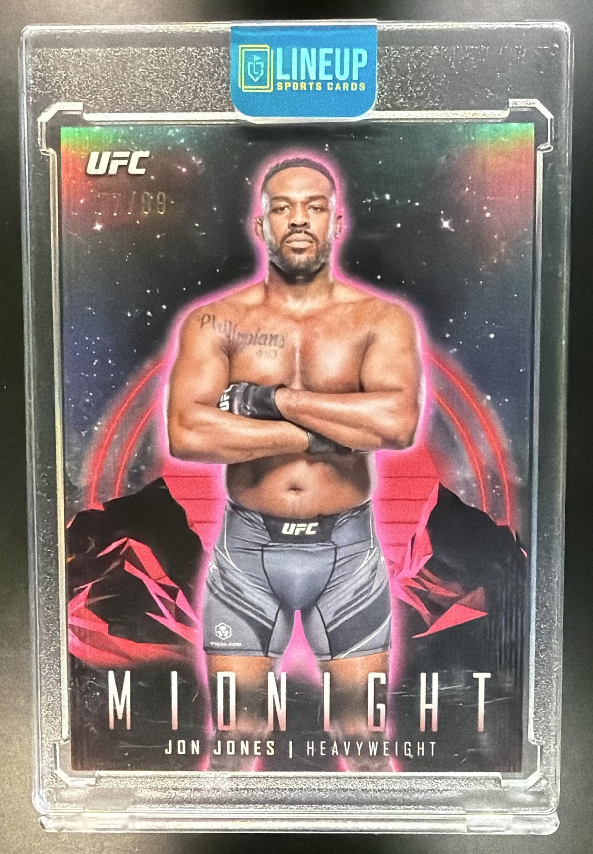 2024 Topps Midnight UFC Jon Jones #100 Twilight 77/99
