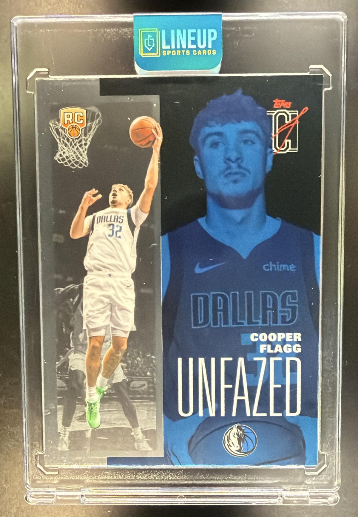 2025-26 Topps Signature Class Cooper Flagg #FAZE-11 Unfazed RC Mavericks