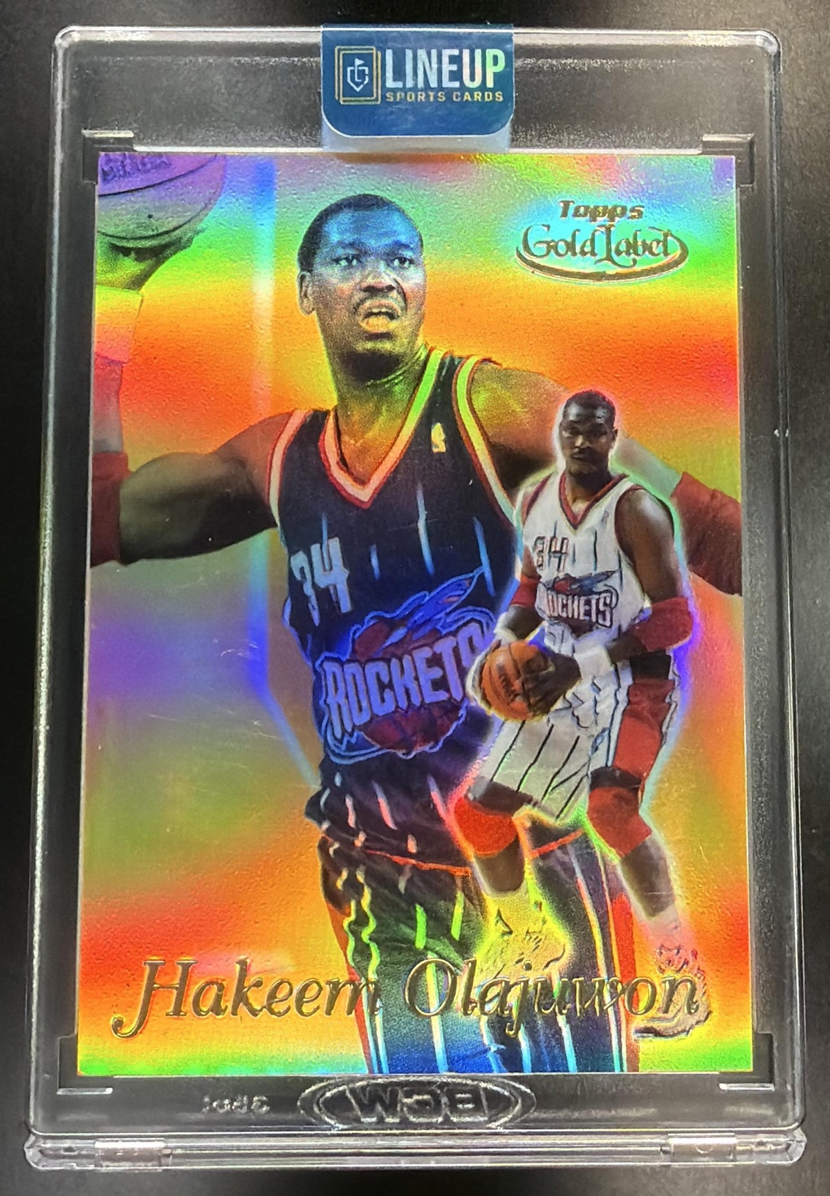 1999-00 Topps Gold Label Hakeem Olajuwon #77 Class 3 Rockets