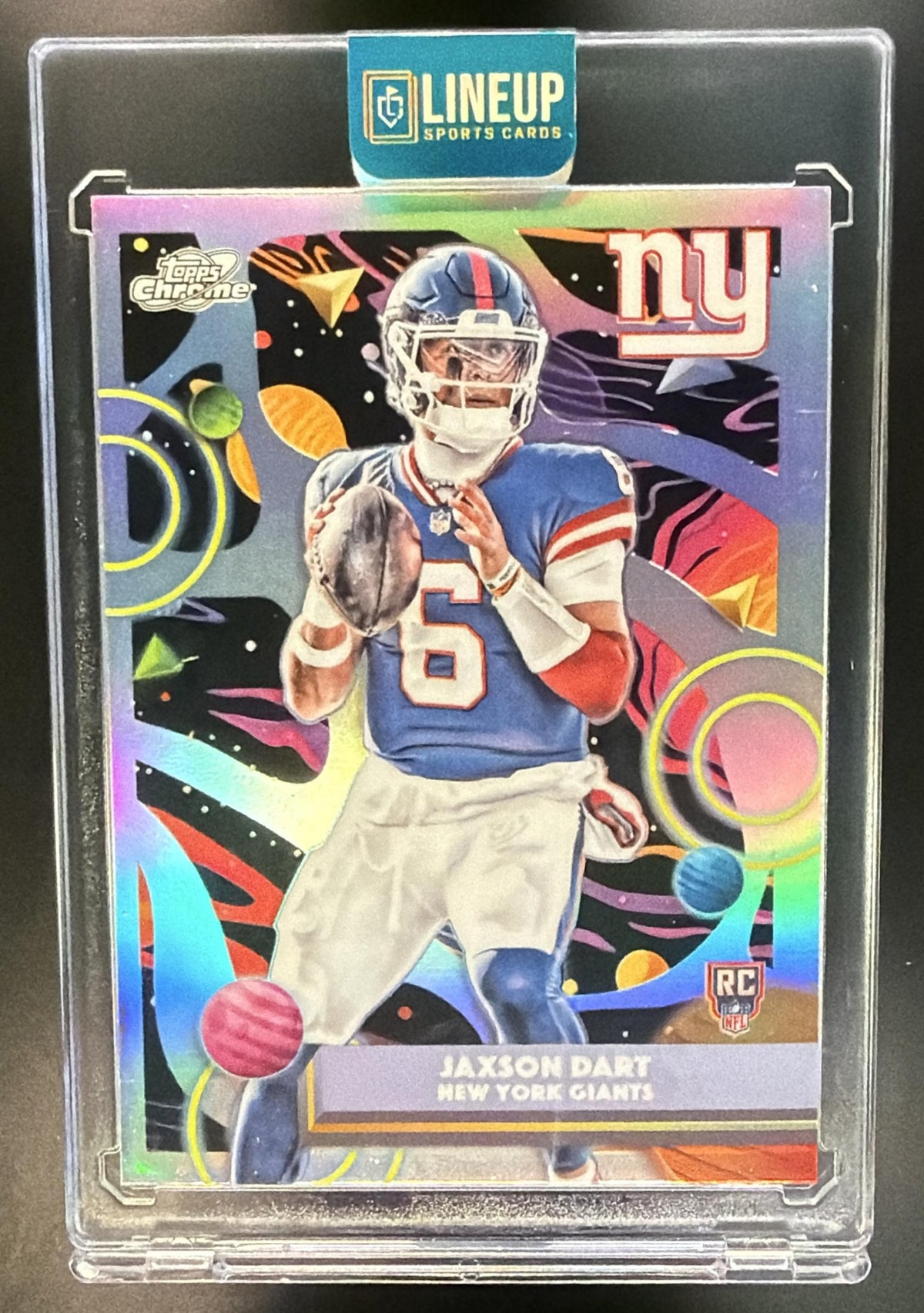 2025 Topps Cosmic Chrome Jaxson Dart #174 Refractor RC Giants
