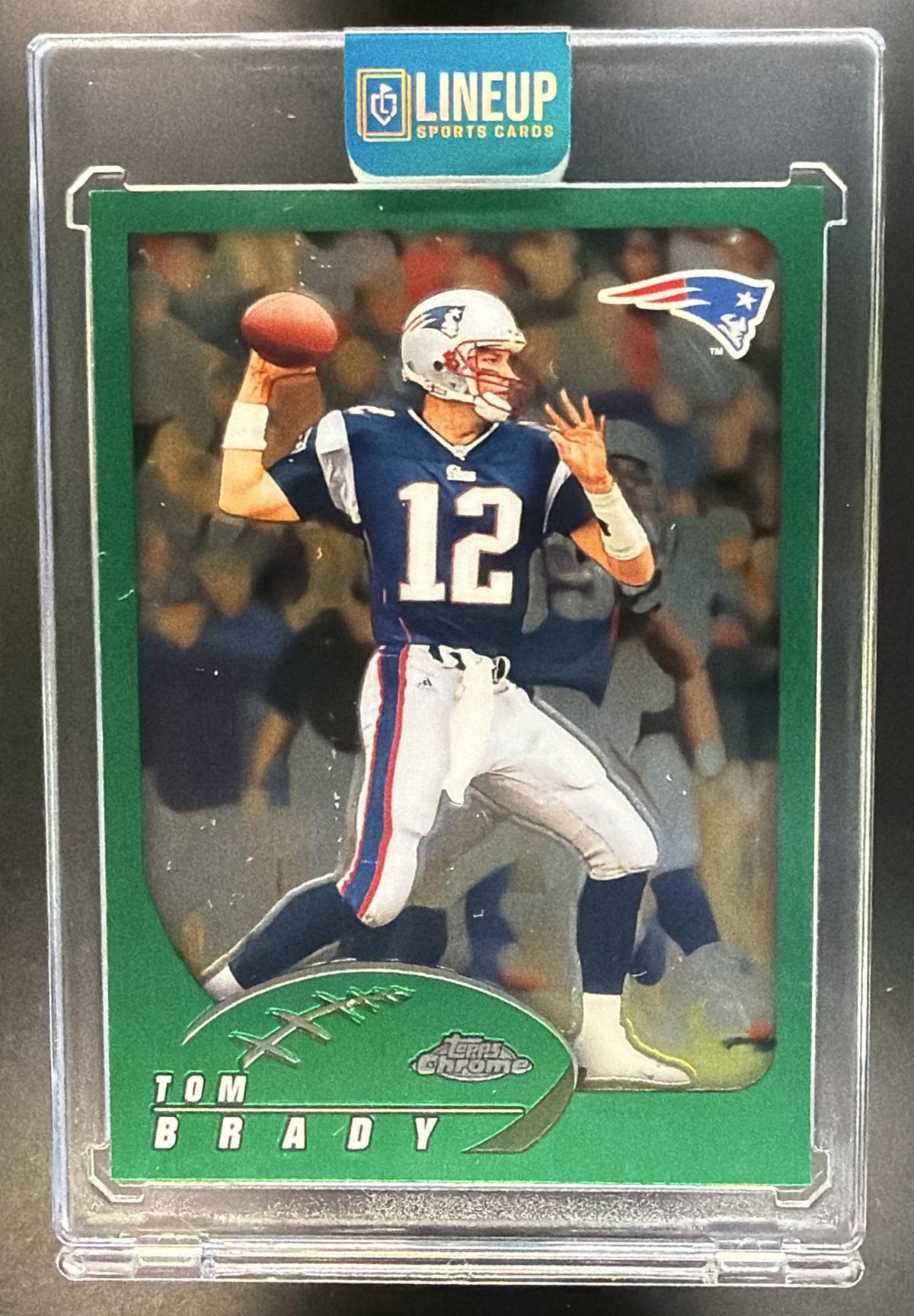 2002 Topps Chrome Tom Brady #100 Patriots