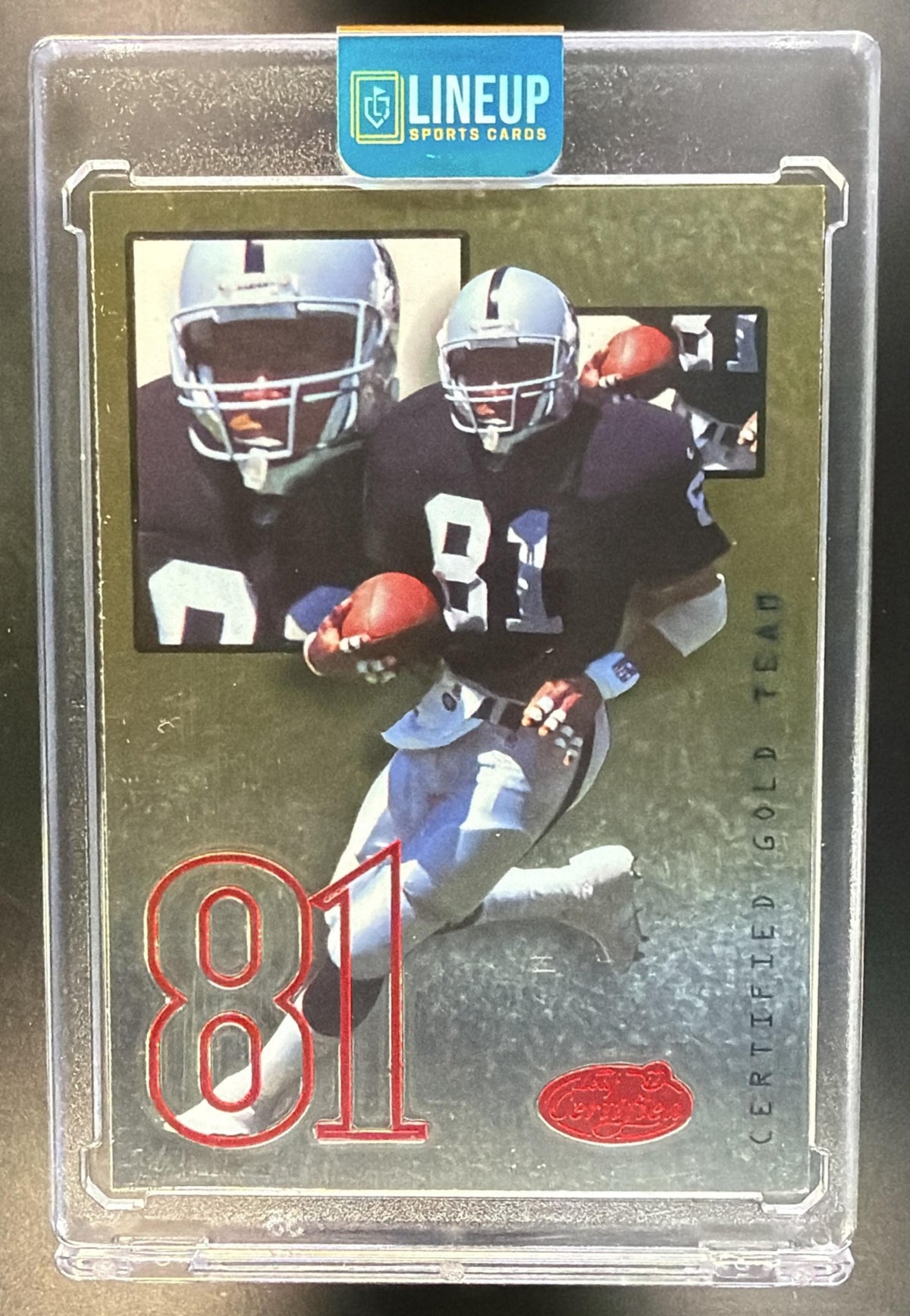 1999 Leaf Certified Tim Brown #CGT12 Gold Team Raiders