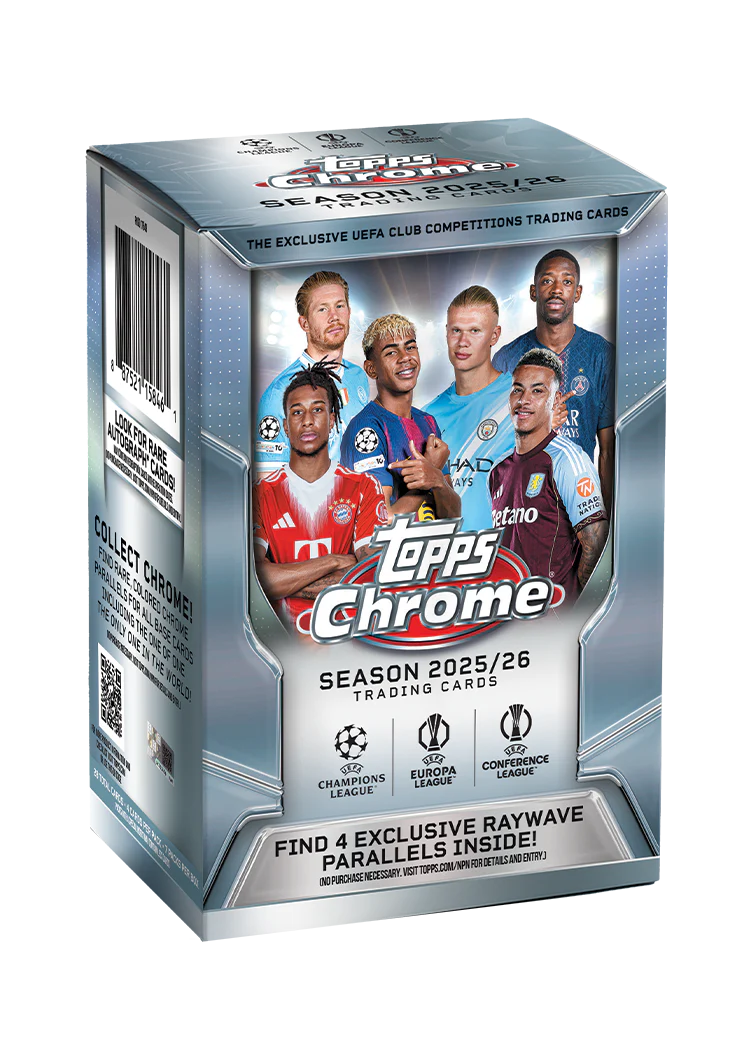 Topps Chrome® UEFA Soccer Club Competitions 2025-26 - Value Box