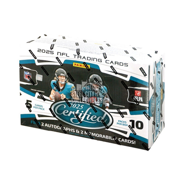2025 Panini Certified Football Hobby Box - LINEUP Sports Cards