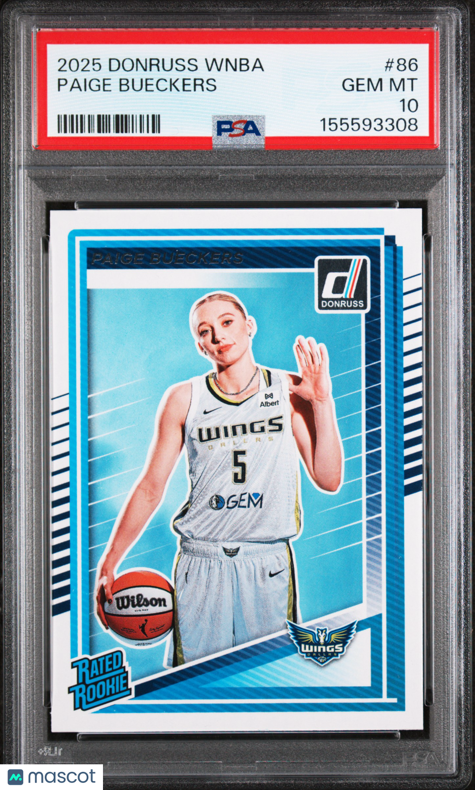 PSA 10 2025 Panini Donruss WNBA Paige Bueckers #86