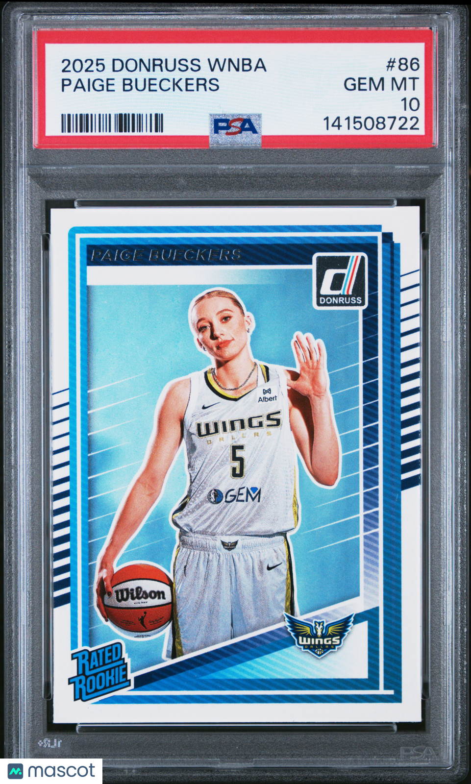 PSA 10 2025 Panini Donruss WNBA Paige Bueckers #86
