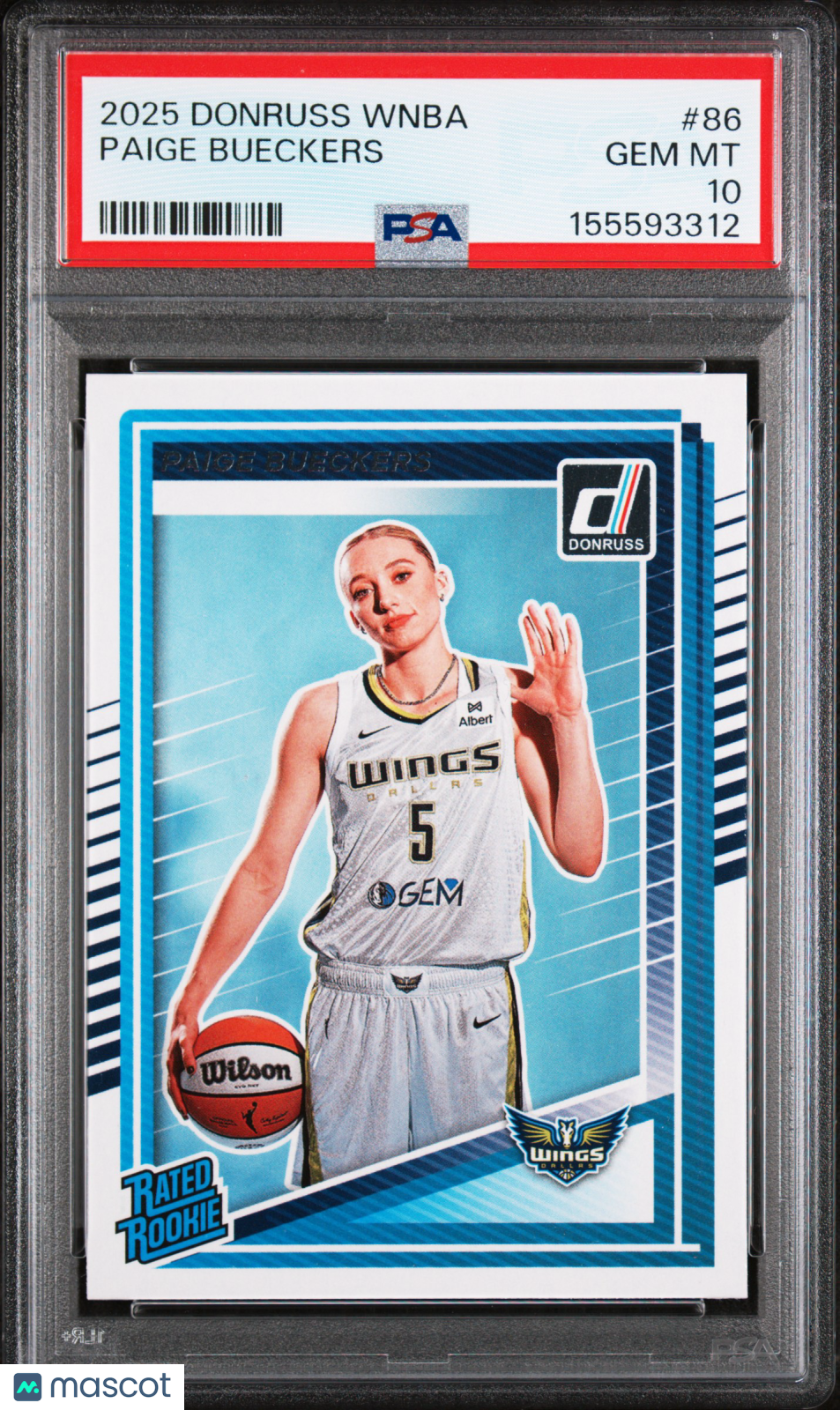 PSA 10 2025 Panini Donruss WNBA Paige Bueckers #86
