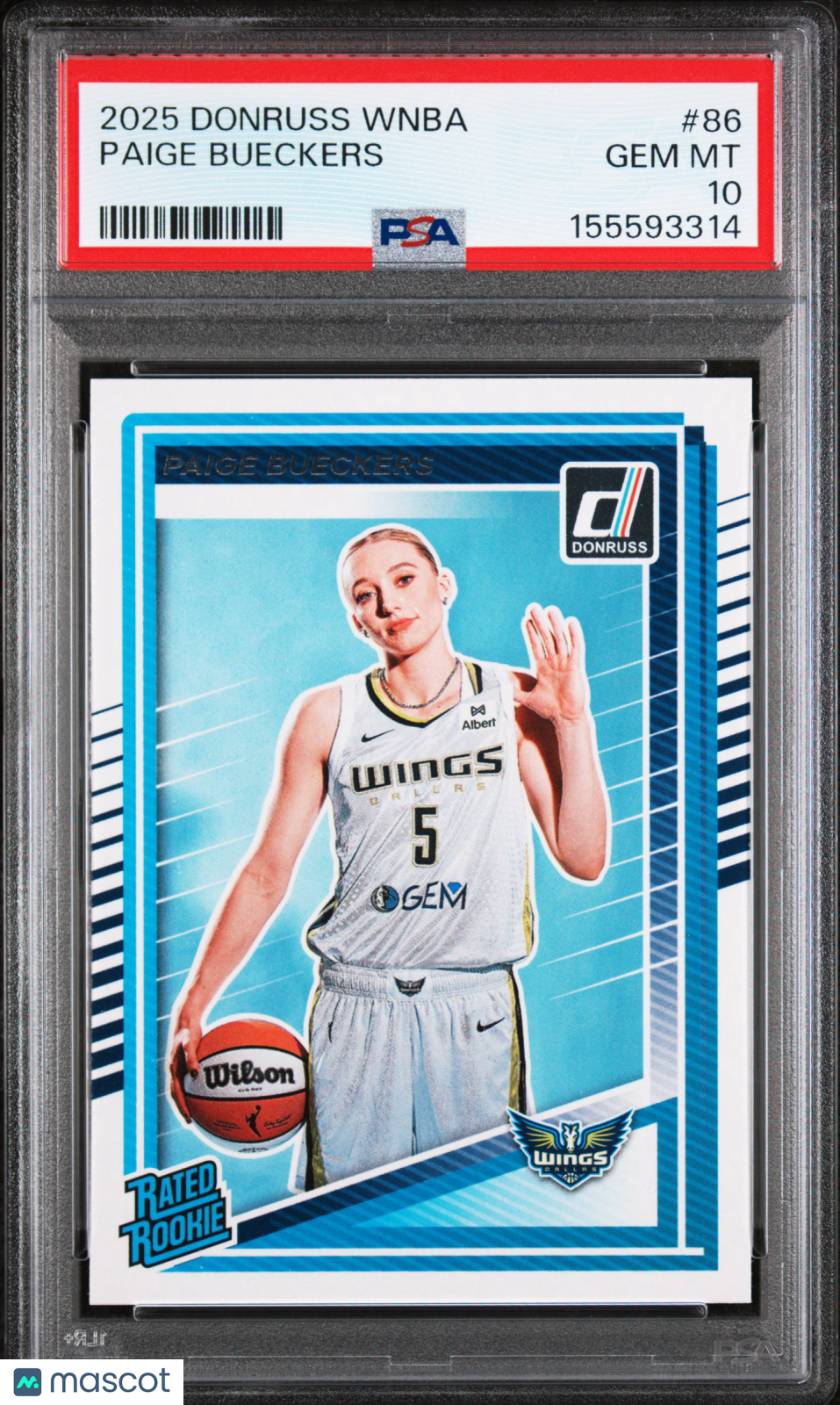 PSA 10 2025 Panini Donruss WNBA Paige Bueckers #86