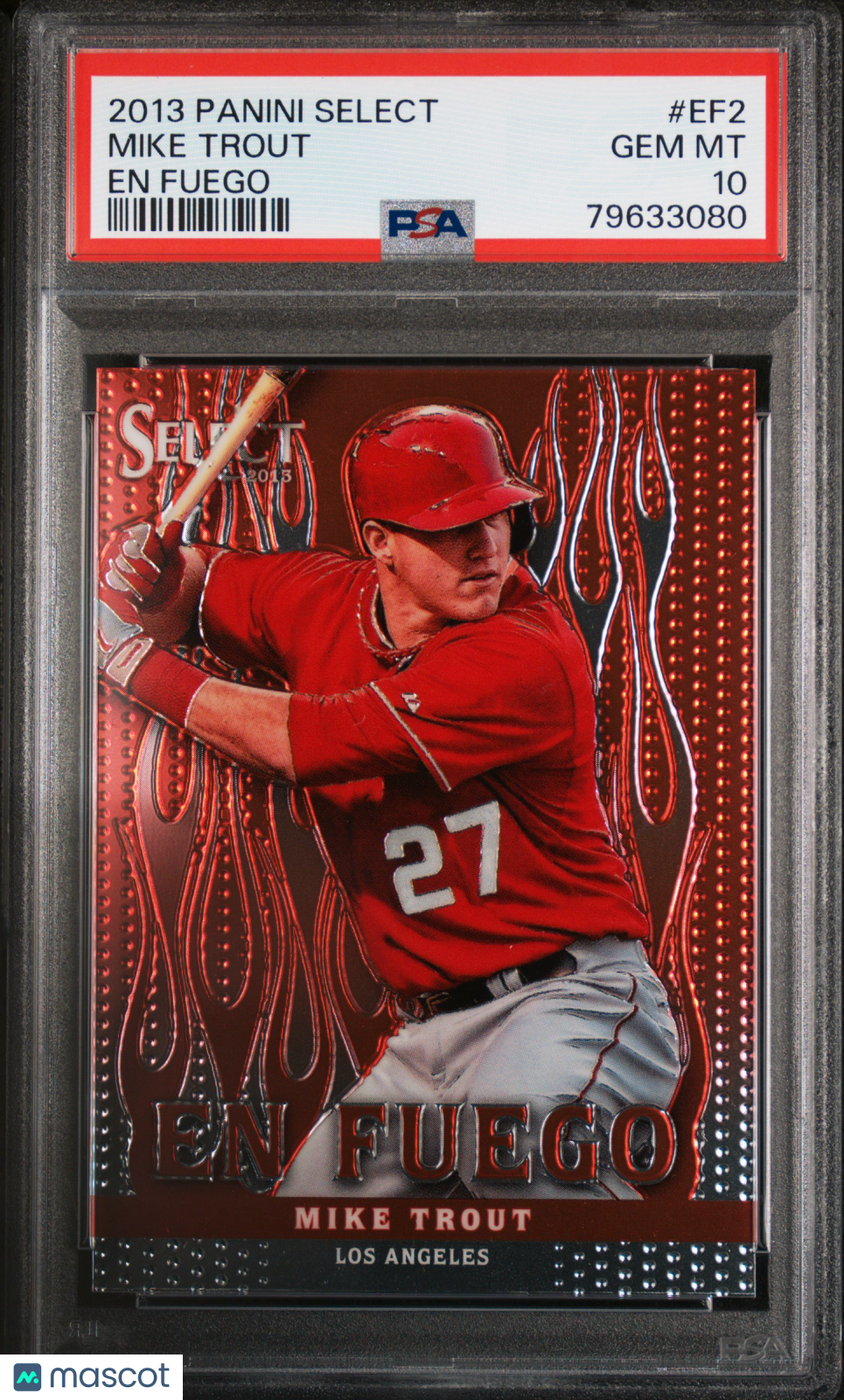PSA 10 2013 Panini Select EN Fuego Mike Trout #EF2