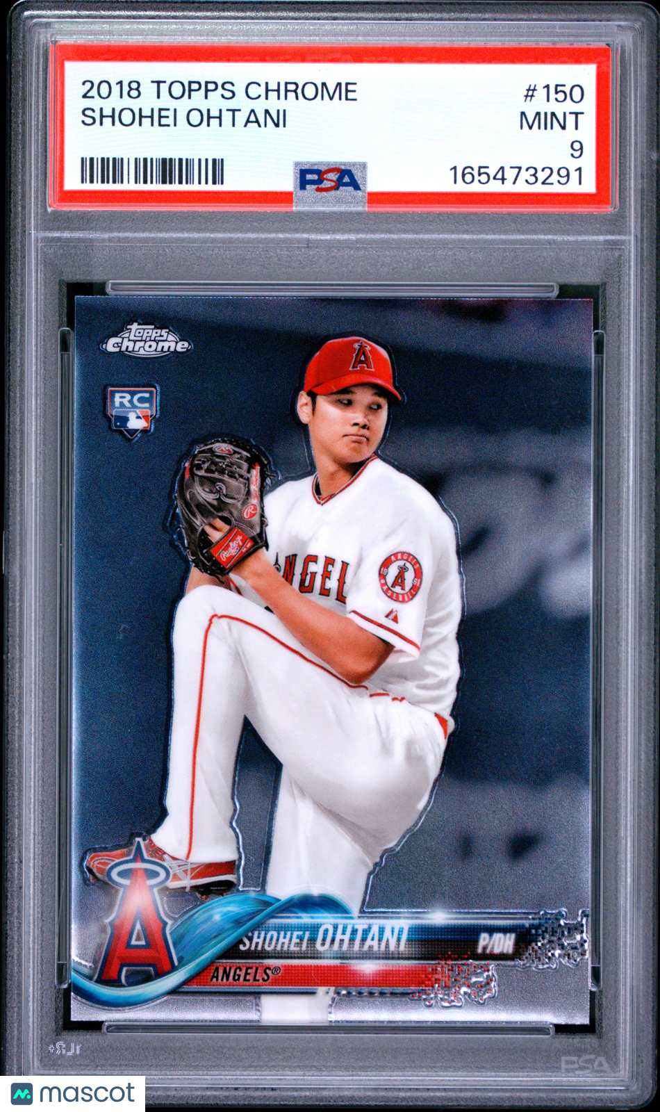 2018 Topps Chrome Shohei Ohtani #150 PSA 9