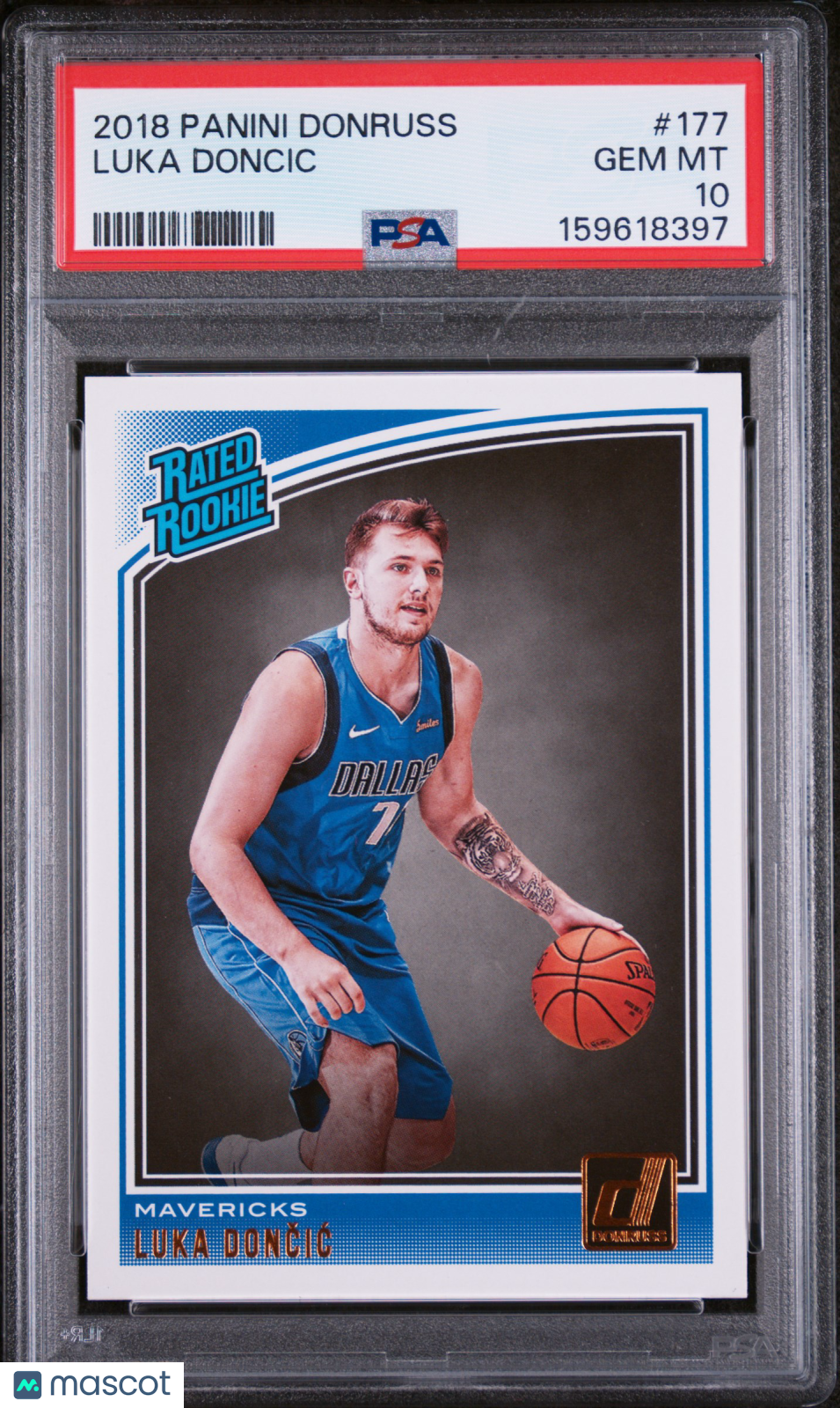 2018 Panini Donruss Luka Doncic #177 PSA 10