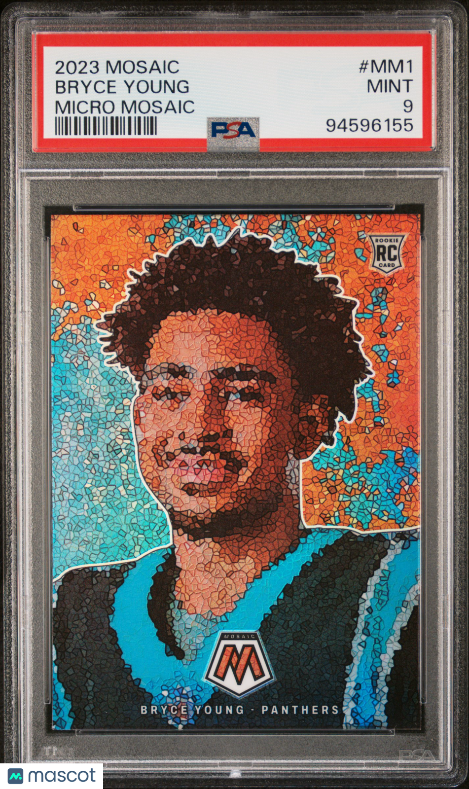 PSA 9 2023 Panini Mosaic Micro Mosaic Bryce Young #MM1