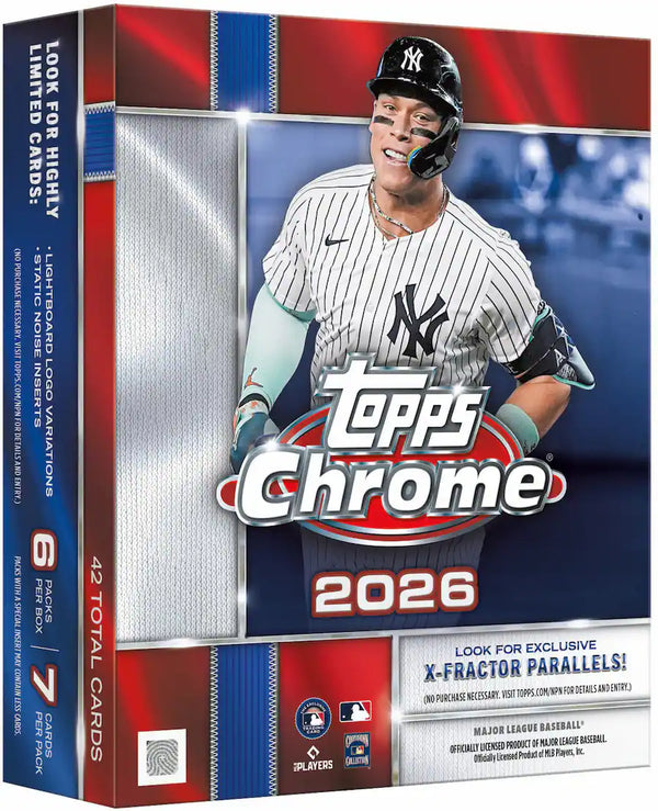 2026 Topps Chrome Baseball Mega Box