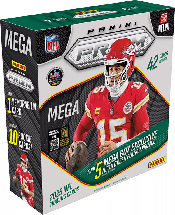 2025 Panini Prizm NFL Football Mega Box