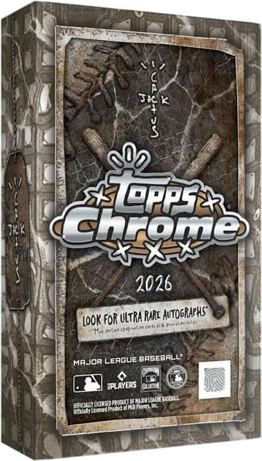 2026 Topps Chrome x Cactus Jack Fanatics Fest NYC Travis Scott Edition Baseball Box