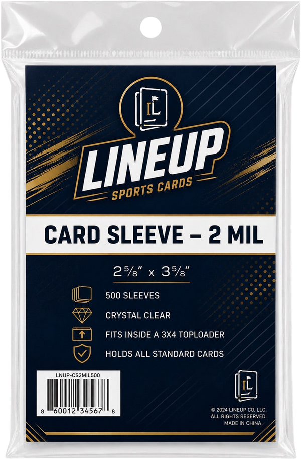 LINEUP Penny Sleeves 2 mil soft card sleeves, 500 count