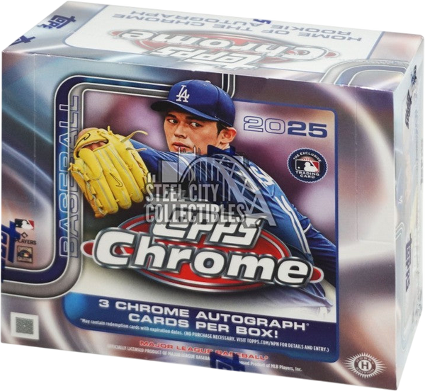 2025 Topps Chrome Baseball Jumbo Hobby Box - LINEUP Sports Cards
