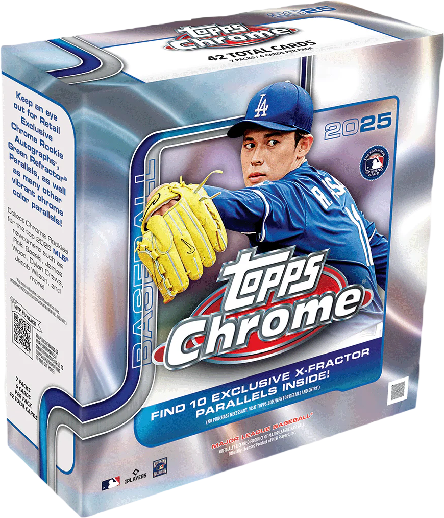 2025 Topps Chrome® Baseball - Mega Box