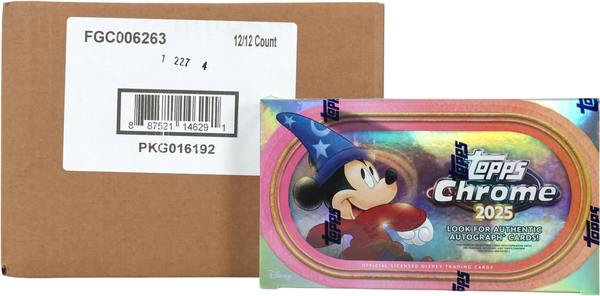 2025 Topps Chrome Disney Hobby Box - LINEUP Sports Cards