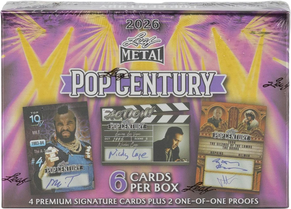 2026 Leaf Metal Pop Century Hobby Box - LINEUP Sports Cards