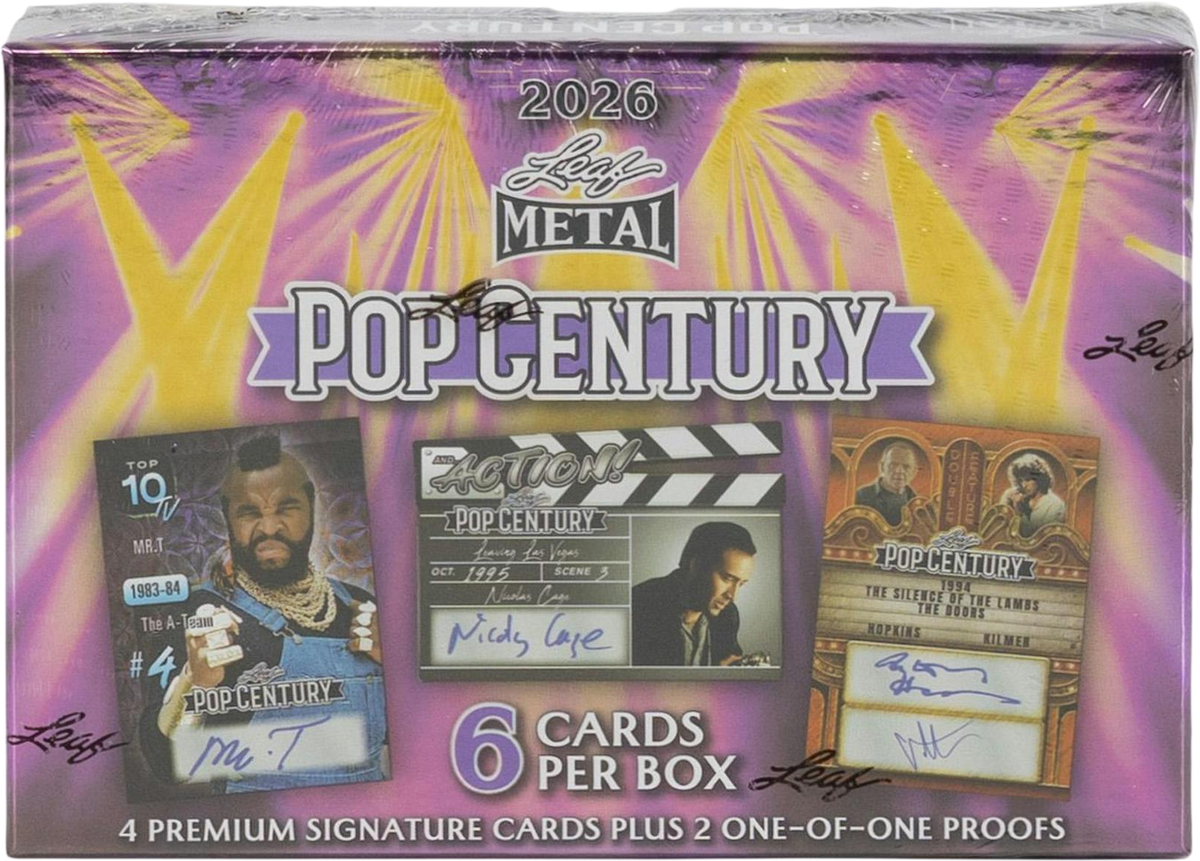 2026 Leaf Metal Pop Century Hobby Box - LINEUP Sports Cards