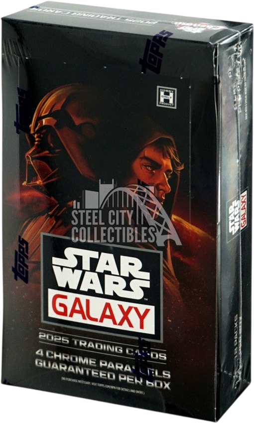 2025 Topps Star Wars Chrome Galaxy Hobby Box - LINEUP Sports Cards