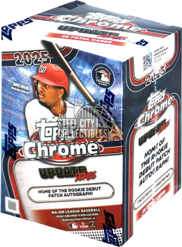 2025 Topps Chrome Update Series Baseball Blaster Box - LINEUP Sports Cards