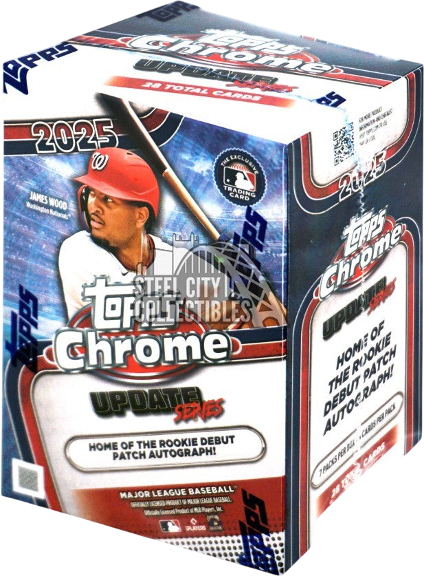 2025 Topps Chrome Update Series Baseball Blaster Box - LINEUP Sports Cards