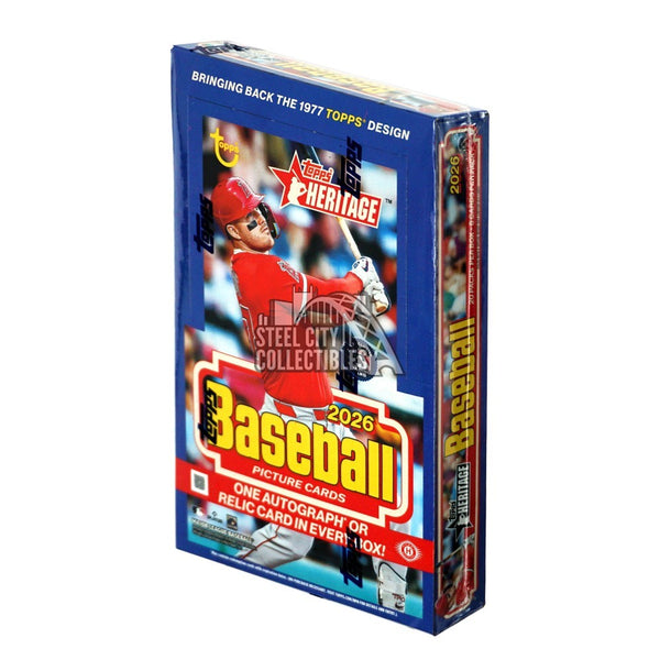 2026 Topps Heritage Baseball Hobby Box - LINEUP Sports Cards
